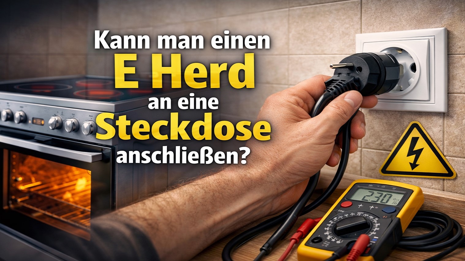 Kann man einen E Herd an eine Steckdose anschließen?