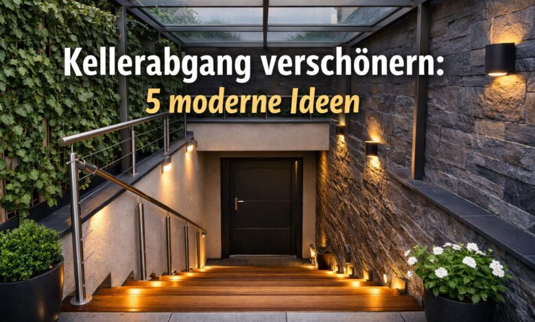 Kellerabgang verschoenern [Bild mit Hilfe von KI erstellt]