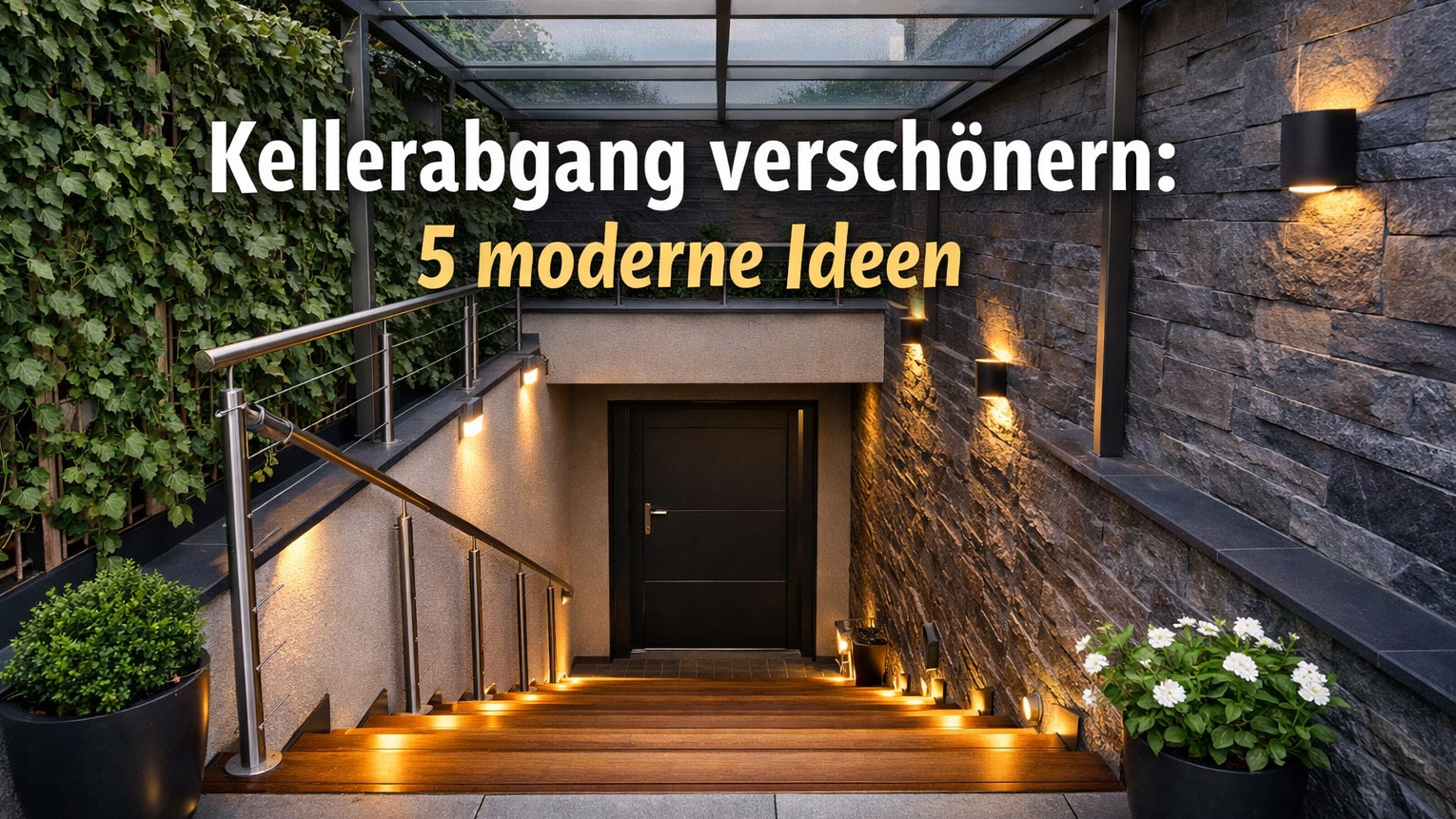 Kellerabgang verschoenern