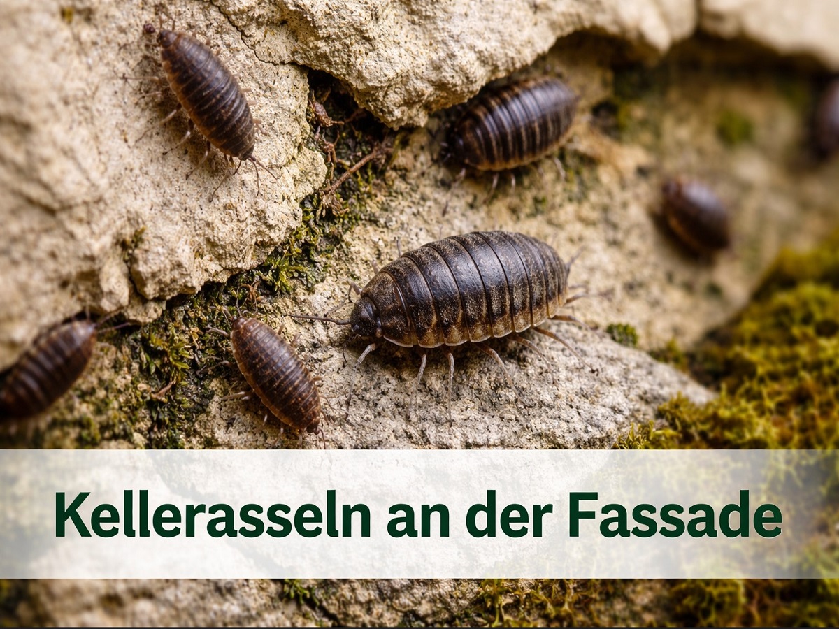 Hauswand-Plage: Kellerasseln an der Fassade? Dieser einfache Fehler lockt sie massenhaft an.