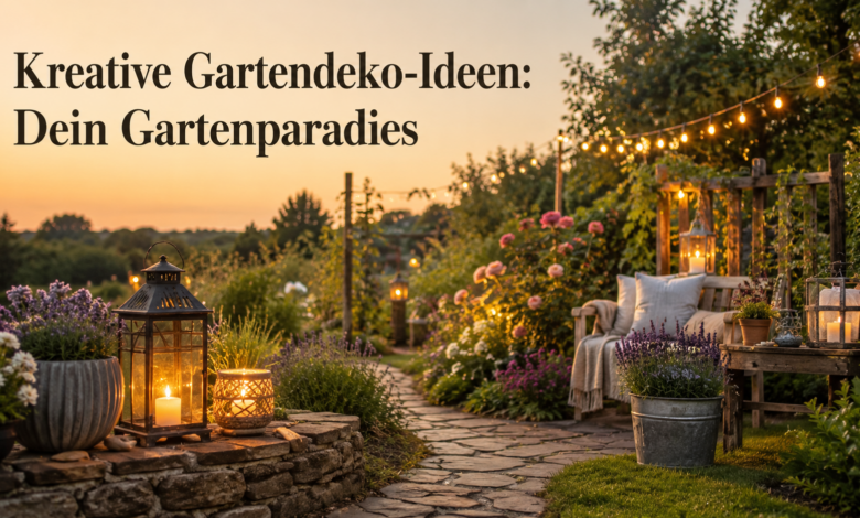 Kreative Gartendeko