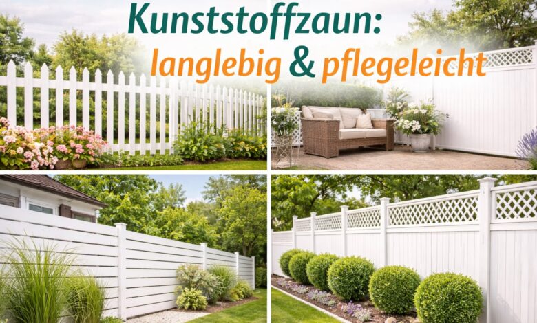 Kunststoffzaun [Bild mit Hilfe von KI erstellt]