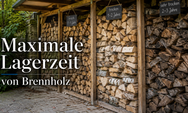 Lagerzeit von Brennholz beachten [Bild mit Hilfe von KI erstellt]
