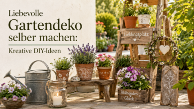 Liebevolle Gartendeko [Bild mit Hilfe von KI erstellt]