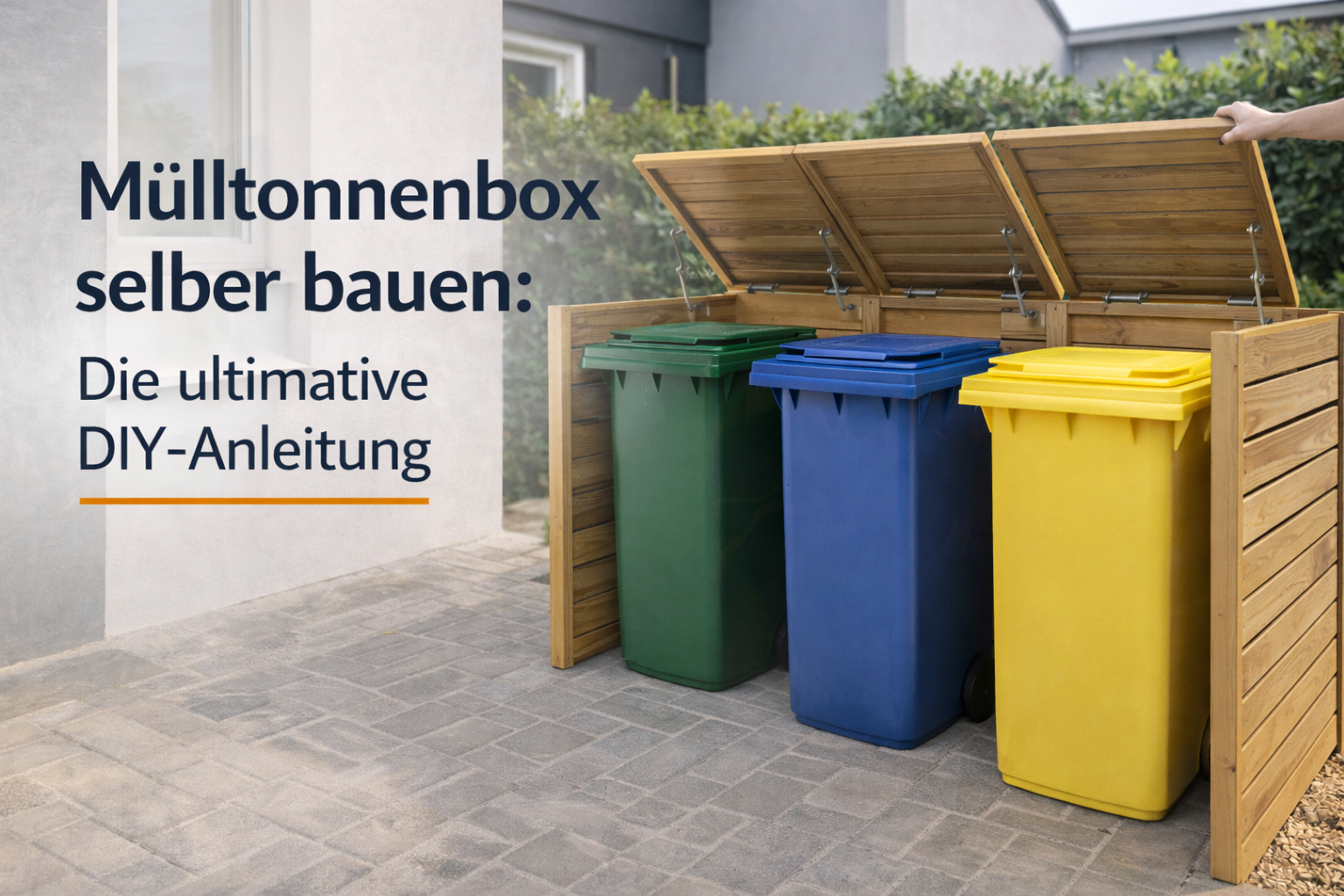 Mülltonnenbox selber bauen: Die ultimative DIY-Anleitung