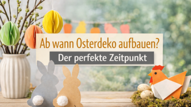 Osterdeko aufbaün