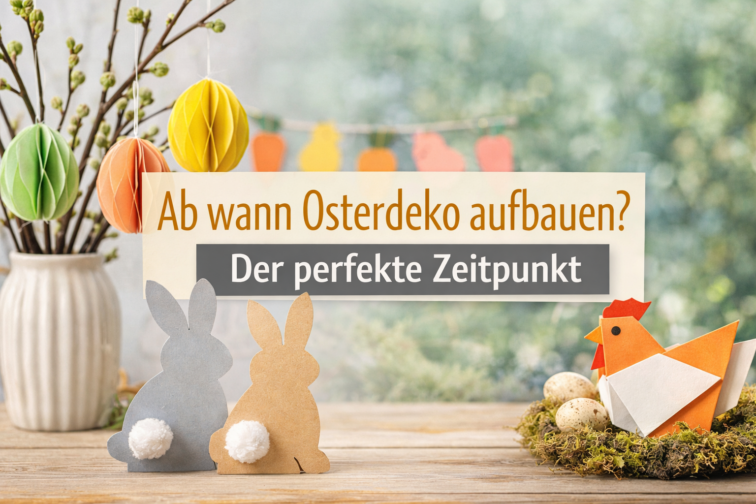 Ab wann Osterdeko aufbauen? Der perfekte Zeitpunkt