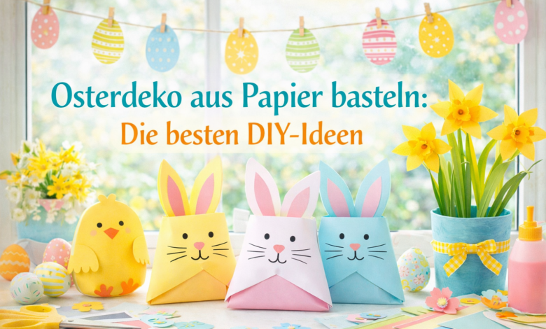 Osterdeko aus Papier