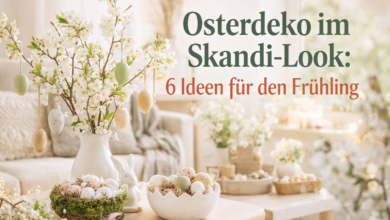 Osterdeko im Skandi Look