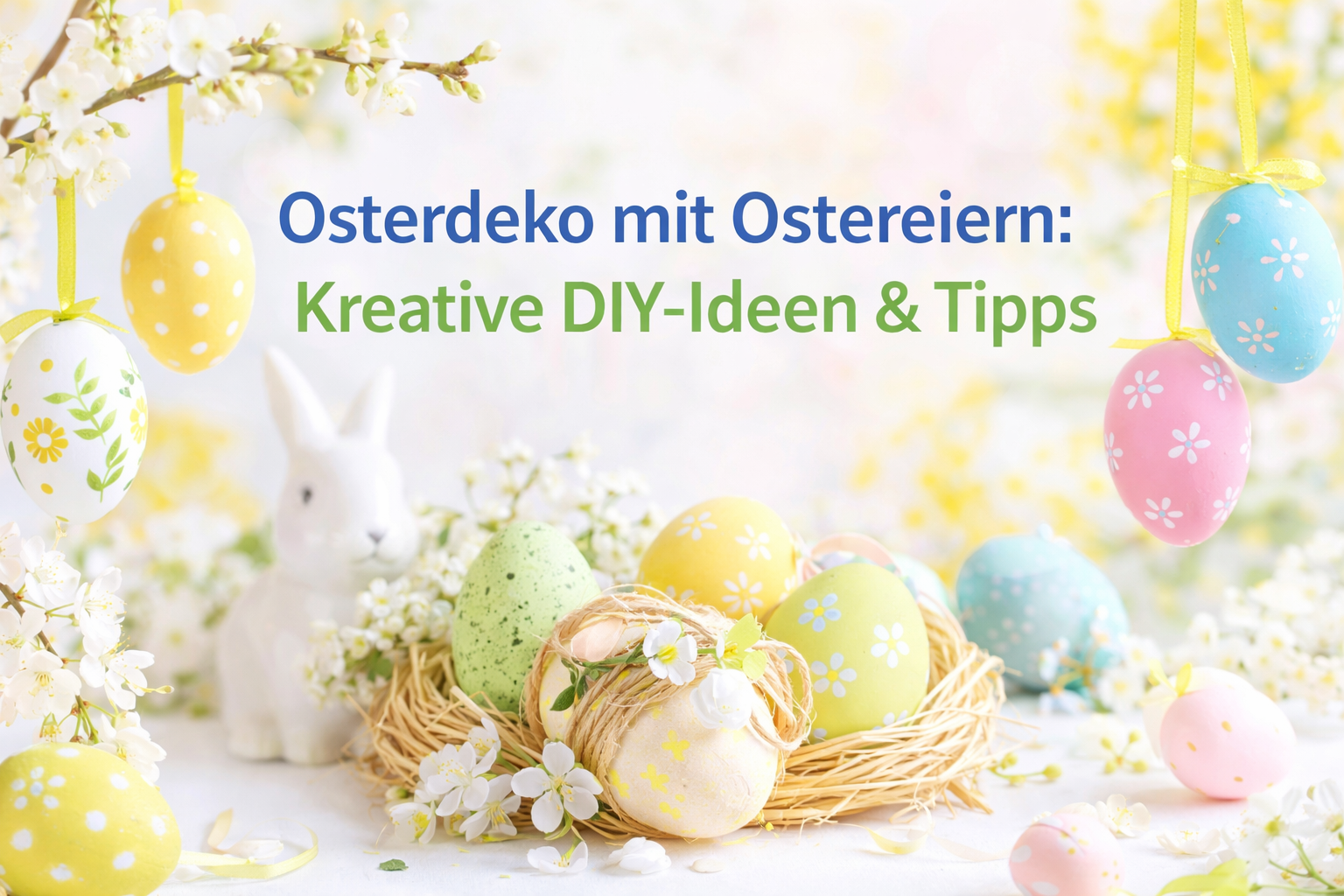 Osterdeko mit Ostereiern: Kreative DIY-Ideen & Tipps