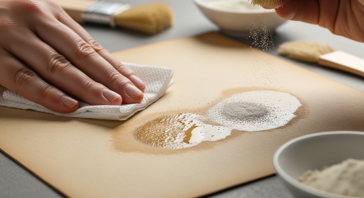 Papier-Rettung: Fettflecken auf Dokumenten? Mit diesem simplen Hausmittel verschwinden sie spurlos.