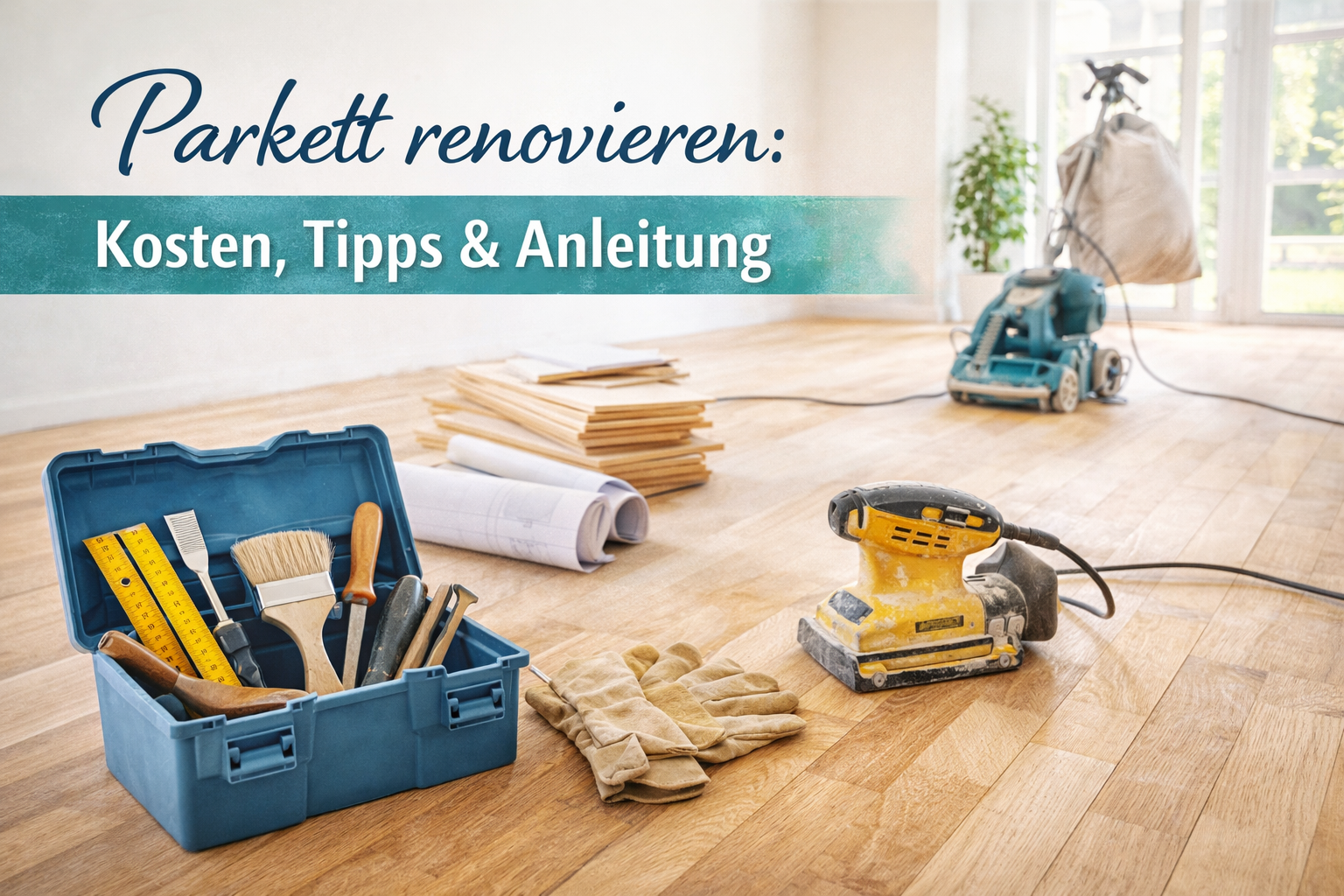 Parkett renovieren: Kosten, Tipps & Anleitung