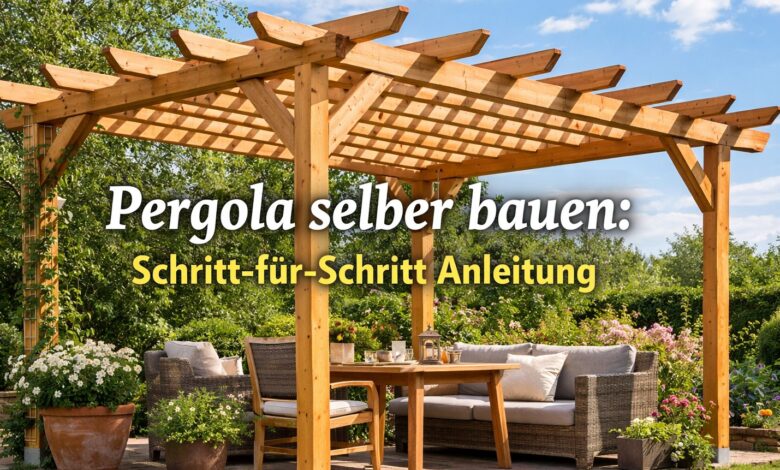 Pergola selber bauen leicht gemacht