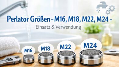 Perlator Groessen M16 M18 M22 M24 Einsatz Verwendung