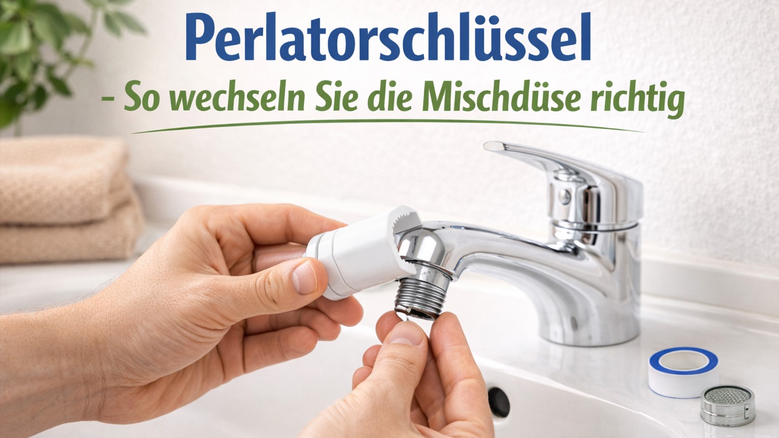 Perlatorschlüssel – So wechseln Sie die Mischdüse richtig