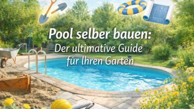 Pool selber bauen [Bild mit Hilfe von KI erstellt]