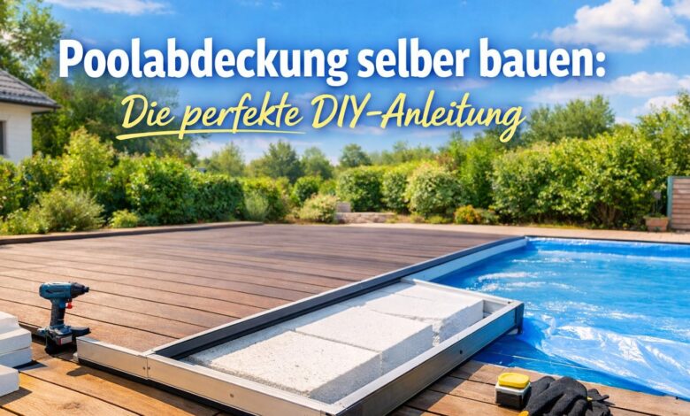 Poolabdeckung selber bauen