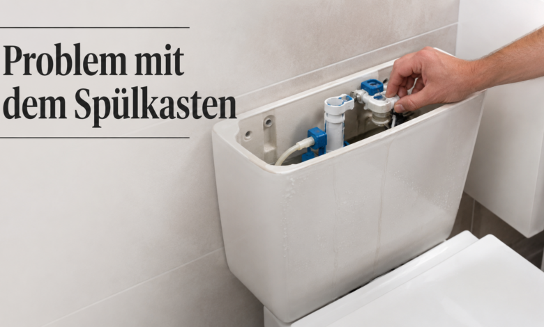 Problem mit dem Spülkasten [Bild mit Hilfe von KI erstellt]