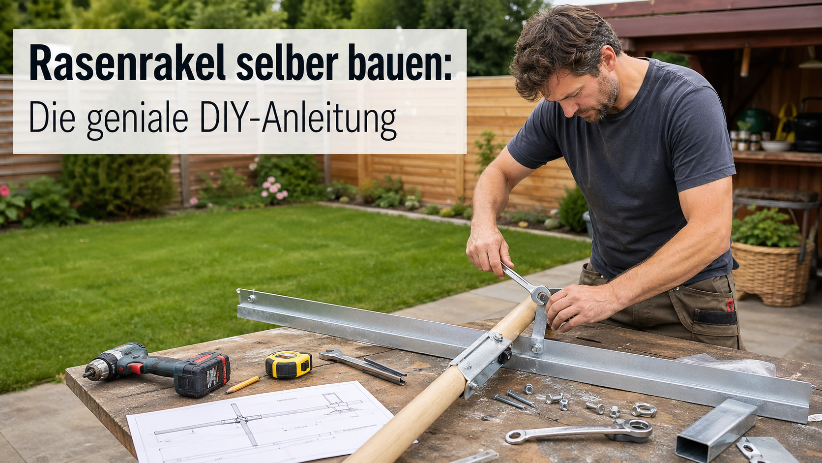 Rasenrakel selber bauen: Die geniale DIY-Anleitung