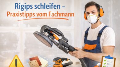 Rigips schleifen Praxistipps