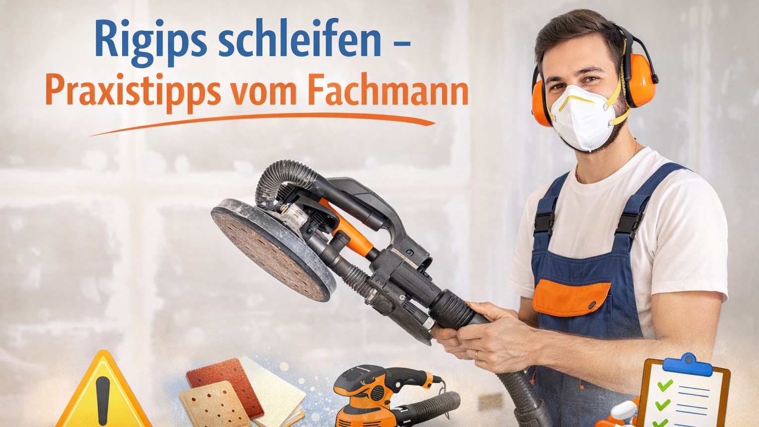 Rigips schleifen Praxistipps