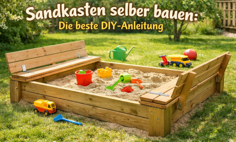 Sandkasten selber bauen