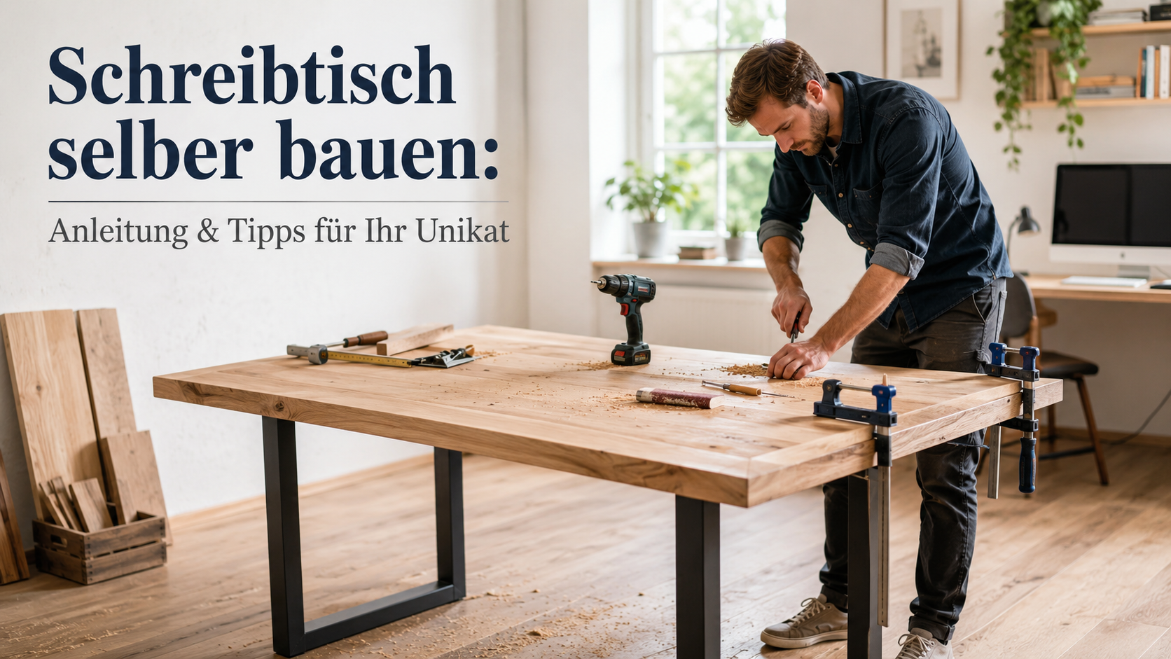 Schreibtisch bauen leicht gemacht: Anleitung & Tipps für Ihr Unikat