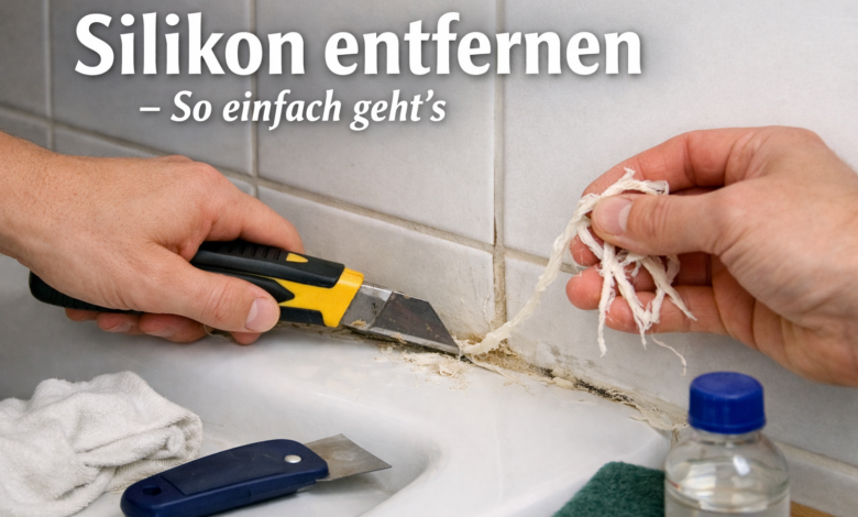 Silikon entfernen [Bild mit Hilfe von KI erstellt]
