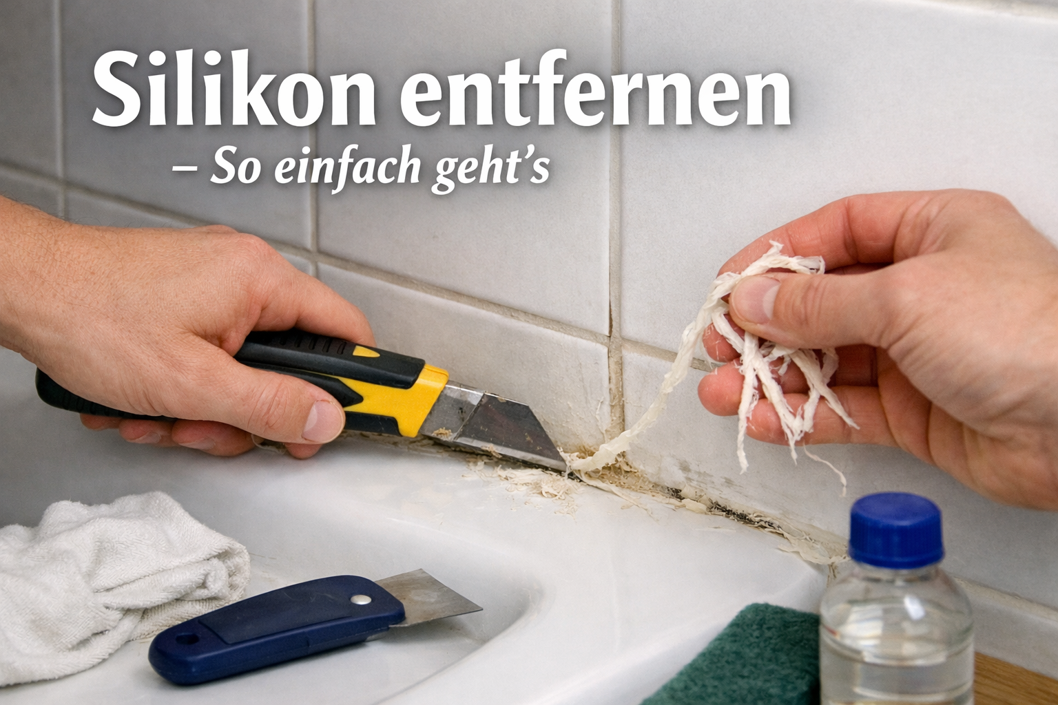 Silikon entfernen – So einfach geht’s