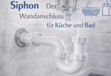 Siphon – Der Wandanschluss fuer Kueche und Bad