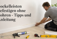 Sockelleisten richtig befestigen ohne bohren