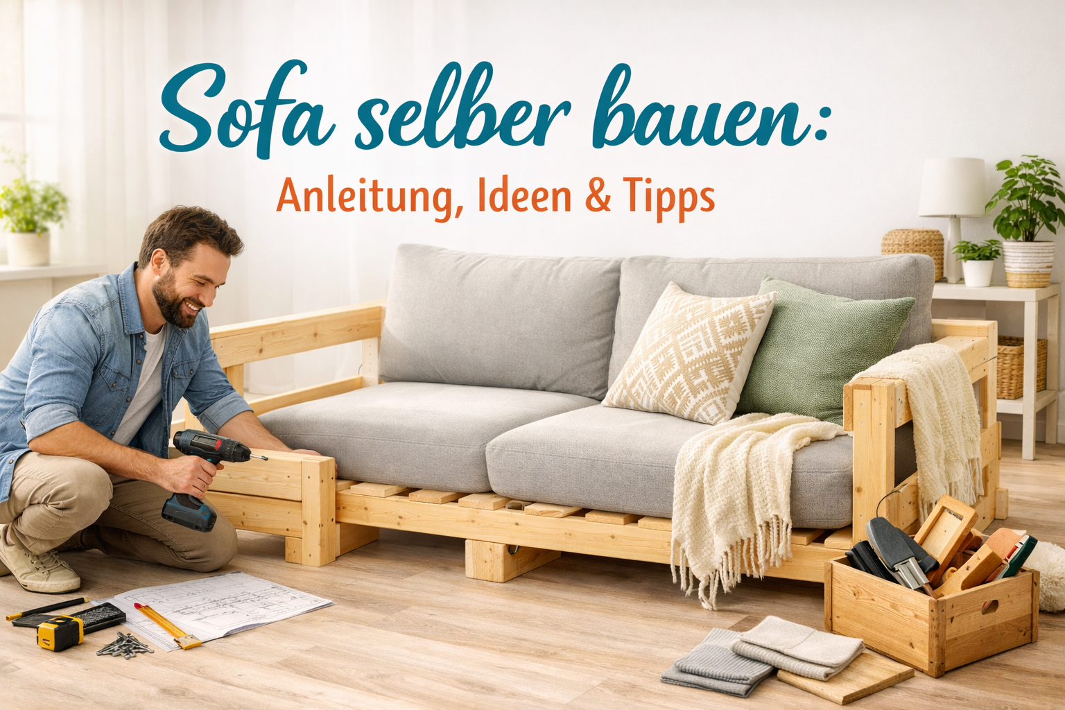 Sofa selber bauen: Anleitung, Ideen & Tipps