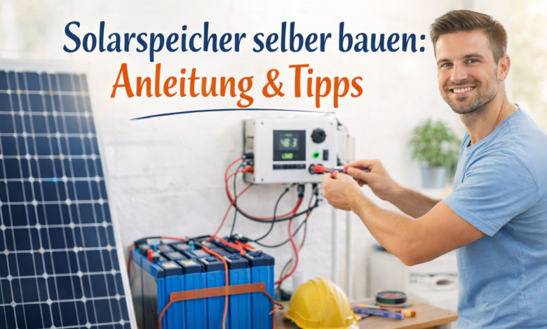 Solarspeicher selber bauen