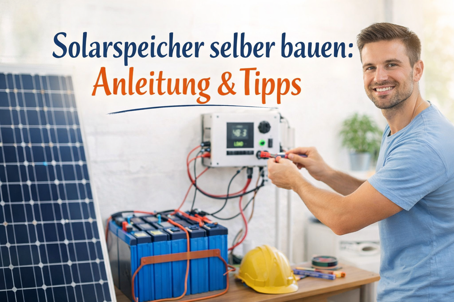 Solarspeicher selber bauen