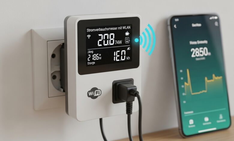 Stromverbrauchsmesser mit WLAN installieren