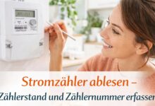 Stromzähler ablesen [Bild mit Hilfe von KI erstellt]