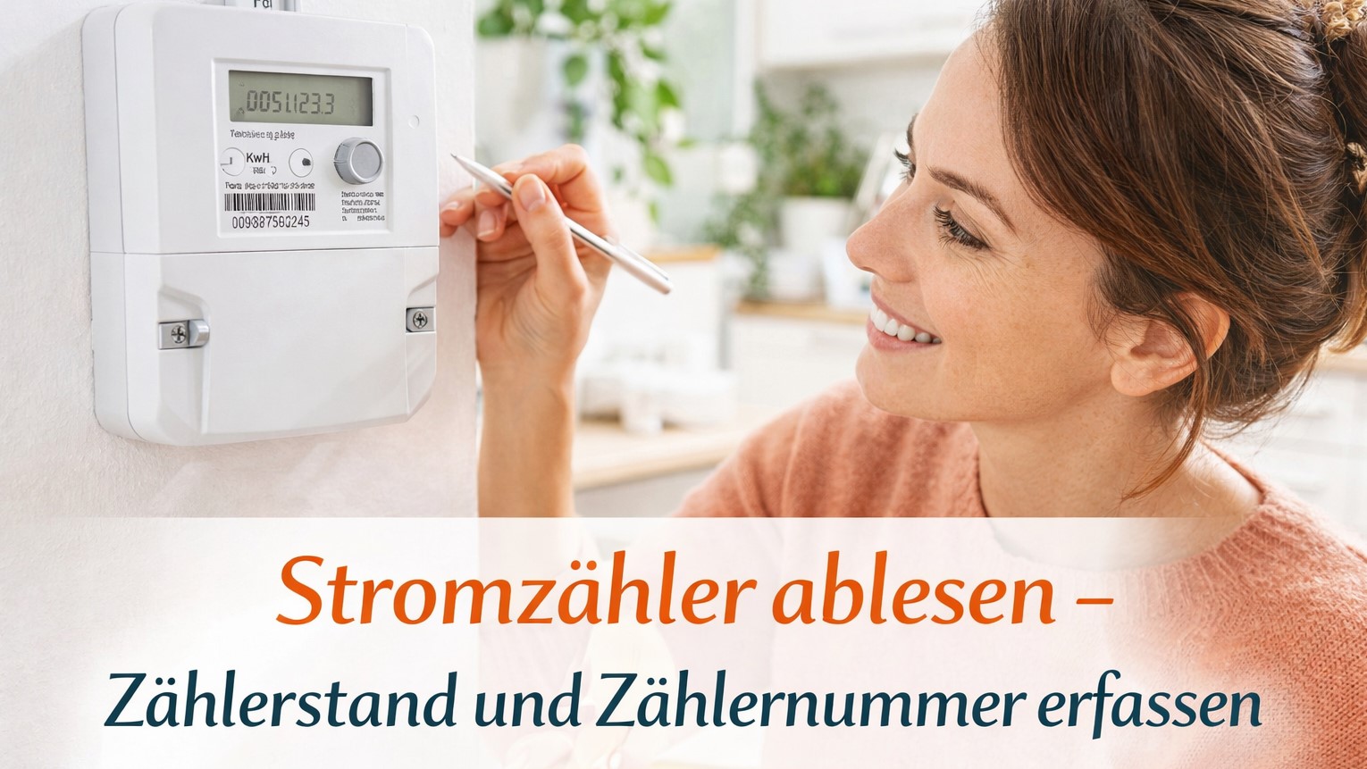 Stromzähler richtig ablesen – Zählerstand und Zählernummer erfassen