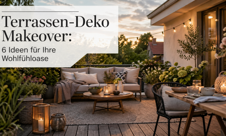 Terrassen Deko Makeover