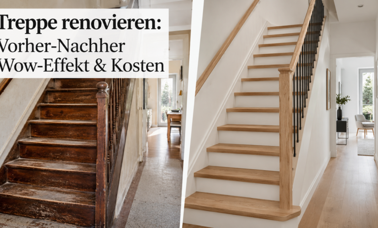 Treppe renovieren [Bild mit Hilfe von KI erstellt]