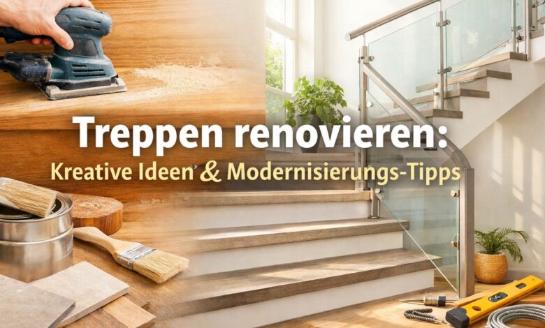 Treppen renovieren [Bild mit Hilfe von KI erstellt]