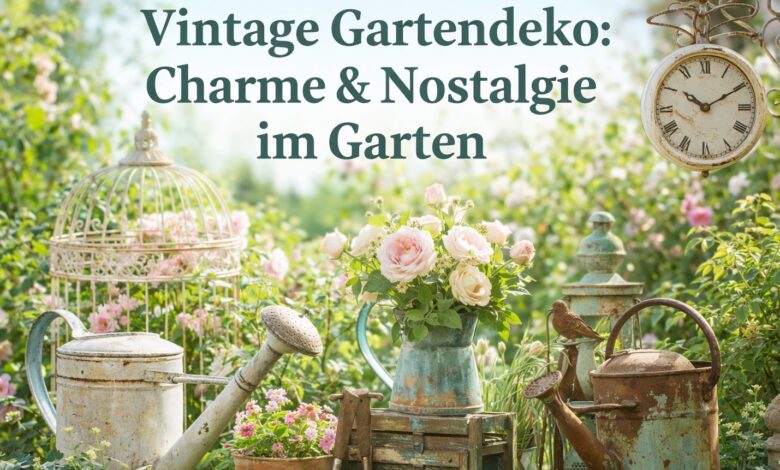 Vintage Gartendeko