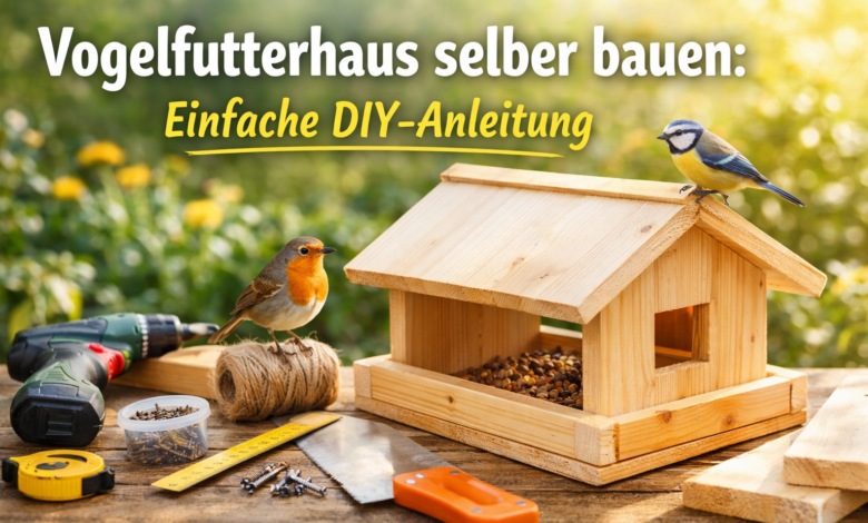 Vogelfutterhaus selber bauen