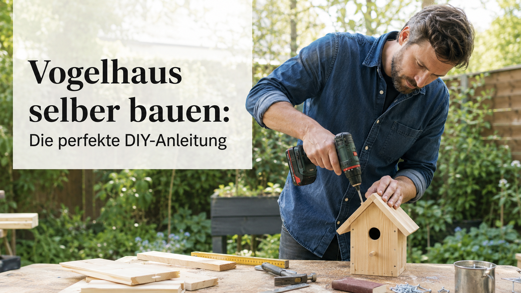 Vogelhaus selber bauen: Die perfekte DIY-Anleitung