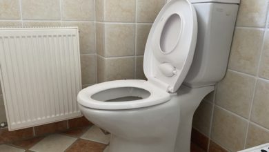 WC-Sitz mit Kindersitz integriert
