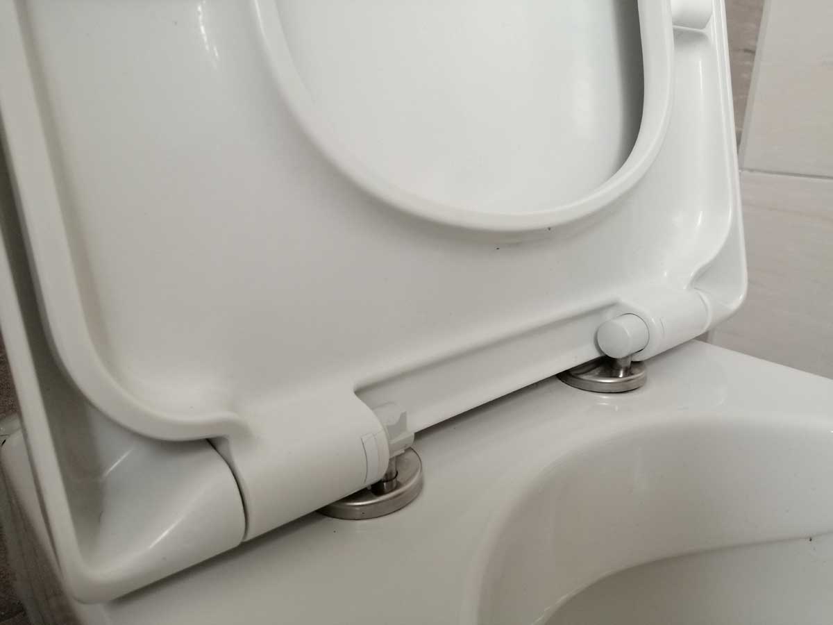 WC-Sitze Toiletten Sitz Reparatur Teile mit Schrauben Zubehör Edelstahl 