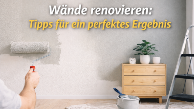 Wände renovieren