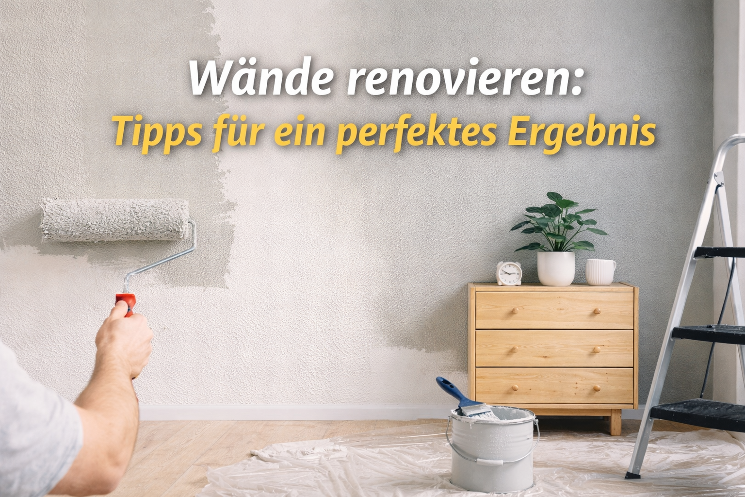 Wände renovieren: Tipps für ein perfektes Ergebnis