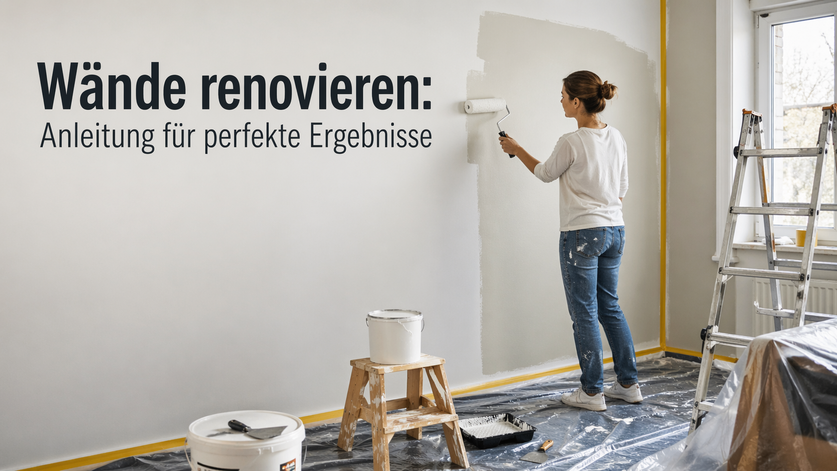 Wände renovieren: Anleitung für perfekte Ergebnisse