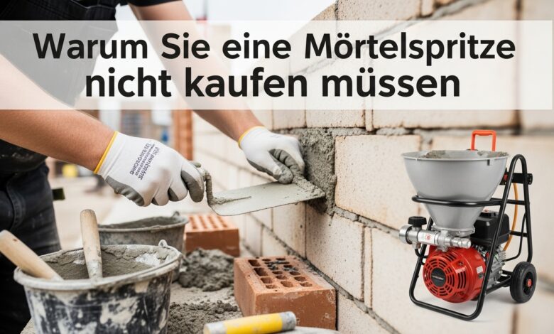 Warum Sie eine Moertelspritze nicht kaufen muessen [Bild mit Hilfe von KI erstellt]