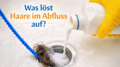 Was löst Haare im Abfluss auf